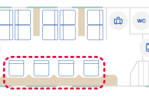 VR Intercity座席表